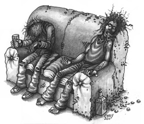 Various symptoms occur with combined drug or alcohol use Various symptoms occur with combined drug or alcohol use